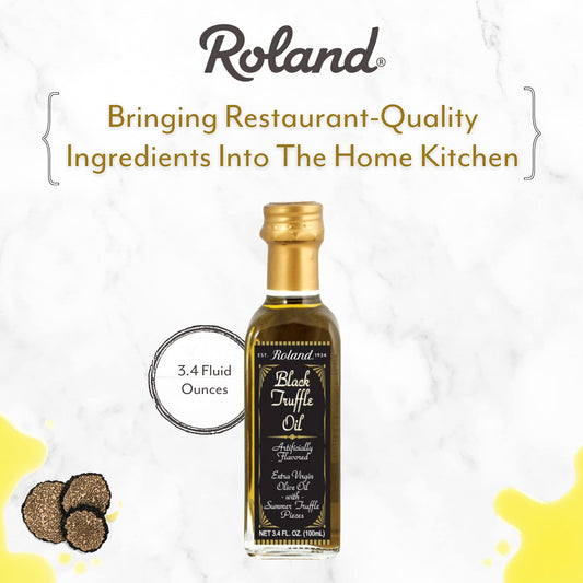 Roland Foods Black Truffle Oil, from Italy, 3.4 Oz