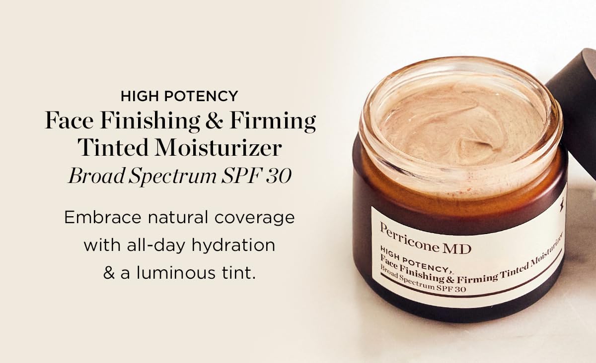 Perricone Md High Potency Classics: Face Finishing & Firming Tinted Moisturizer Broad Spectrum Spf 30 2 Ounce : Beauty & Personal Care