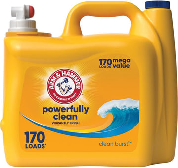 Arm & Hammer Clean Burst, 170 Loads Liquid Laundry Detergent, 170 Fl oz