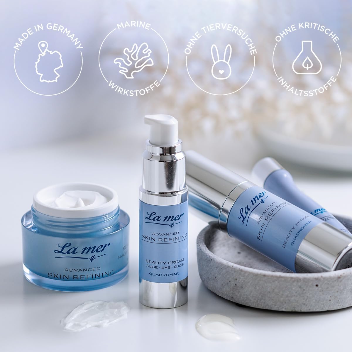 La Mer Advanced Skin Refining Roll-On Eye - Eye Care With Cooling Applicator - Smooths The Skin And Moisturises - Reduces Swelling, Dark Circles And Eye Bags - 15 Ml