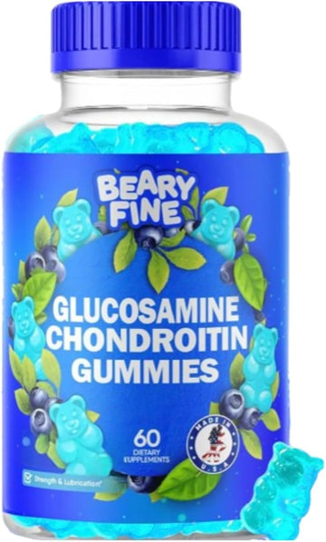Glucosamine Chondroitin Gummies – 1500Mg Extra Strength With Msm – For Adults, Men & Women – 60 Gummies – Made In The Usa