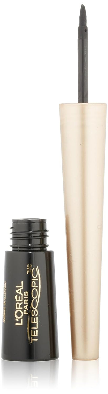 L'Oreal Paris Telescopic Precision Liquid Eyeliner, Black, 0.08 Oz