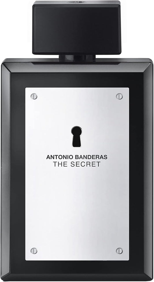 Banderas Perfumes - The Secret - Eau De Toilette For Men - Long Lasting - Elegant, Dynamic And Masculine Fragance - Fruity And Leather Notes - Ideal For Day Wear - 200Ml