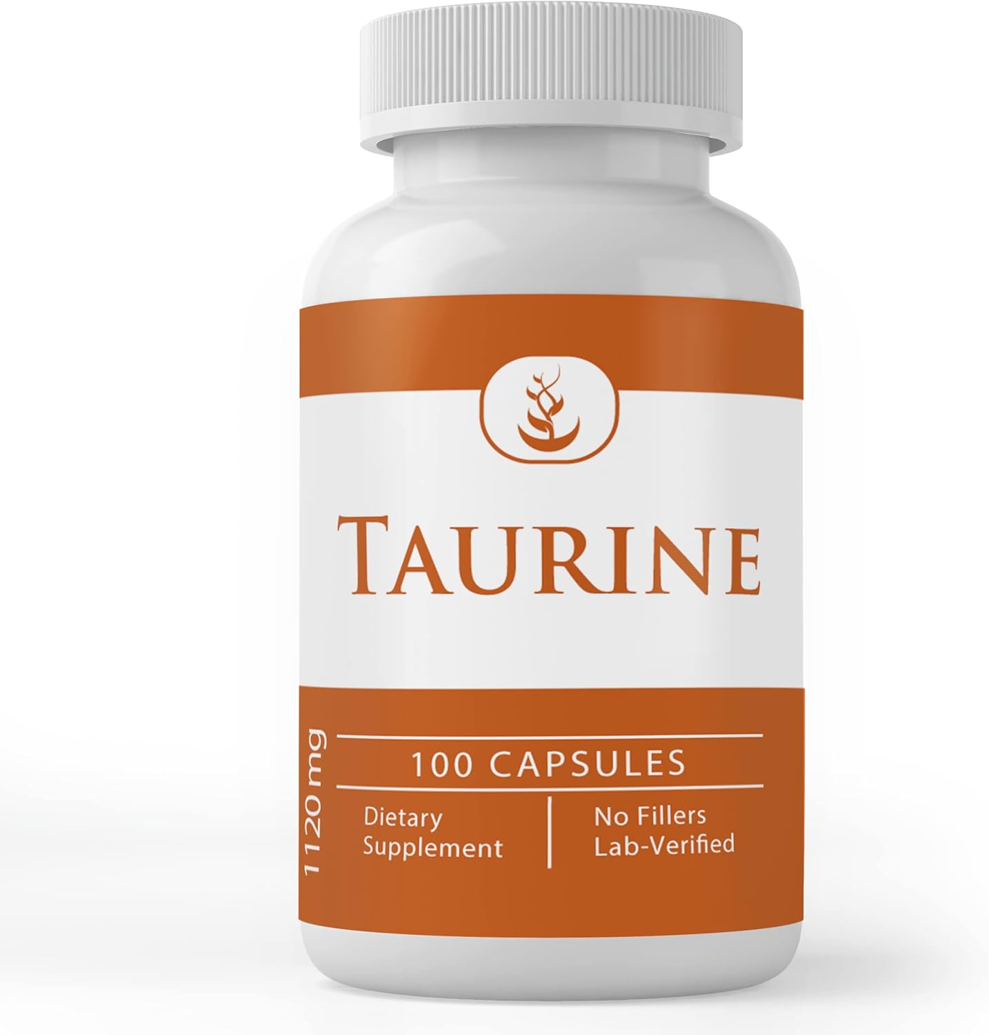 Pure Original Ingredients Taurine, (100 Capsules) 100% Pure, No Additives Or Fillers, Lab Verified