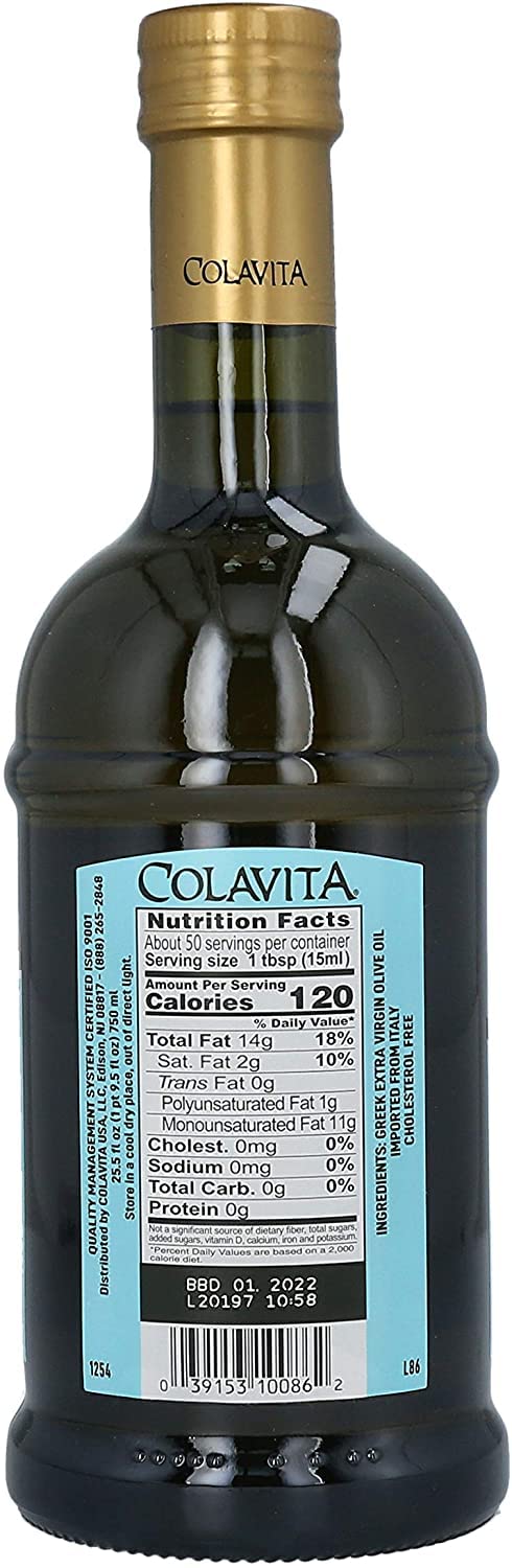 Colavita Greek Extra Virgin Olive Oil 25.5 Fl. Oz. Bottle