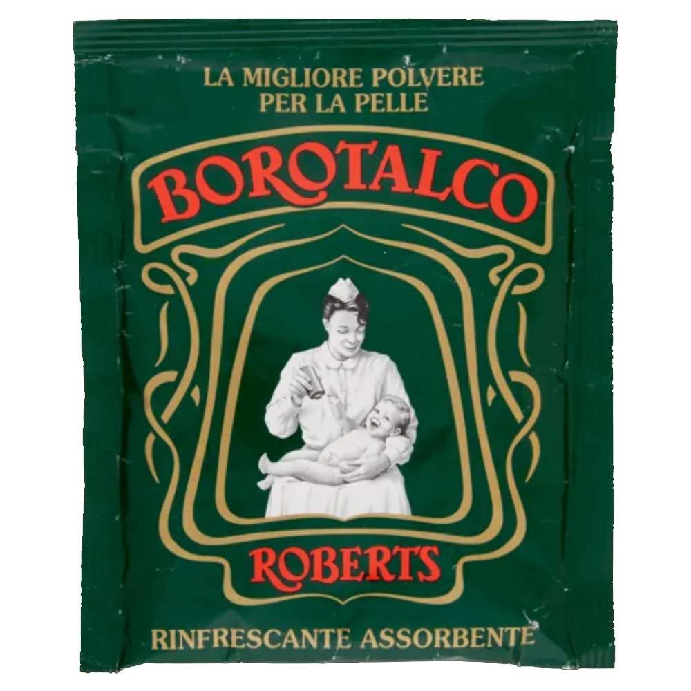 Roberts: Borotalco Talc Powder 3.5 Ounce (100gr) Packages (Pack of 4) [ Italian Import ]