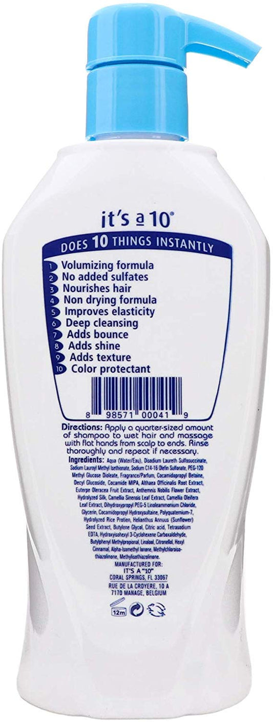 It'S A 10 Haircare Miracle Volumizing Shampoo, 10 Fl. Oz. (Pack Of 3)