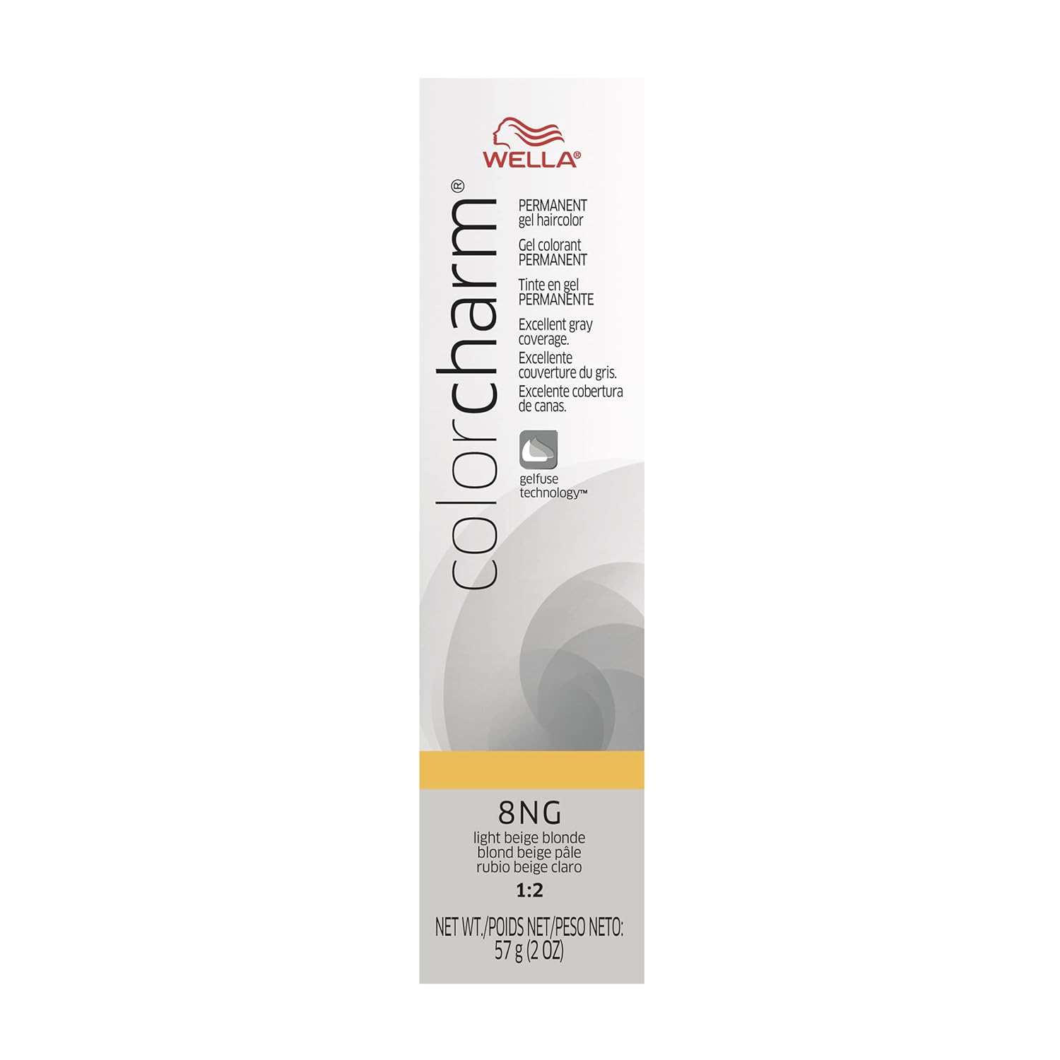 Colorcharm Permanent Gel, Hair Color For Gray Coverage, 8Ng Light Beige Blonde