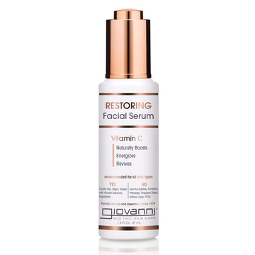 Giovanni Facial Energizing Serum. 1.6 Oz. - Naturally Boosts Energizes & Revives, Restoring Vitamin C