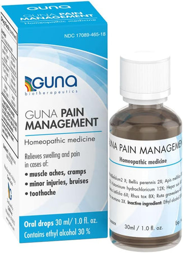 GUNA Pain Management Relieves Muscle Pain, Muscle Soreness, Joint Pain