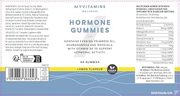 Myprotein Hormone Gummies - Vitamin B6, Ashwagandha & Rhodiola for Hormonal Balance - Vegan-Friendly & Delicious Lemon Flavor - 60 - Supports Emotional Wellbeing, Immune Health & Fatigue Reduction : Amazon.co.uk: Health & Personal Care