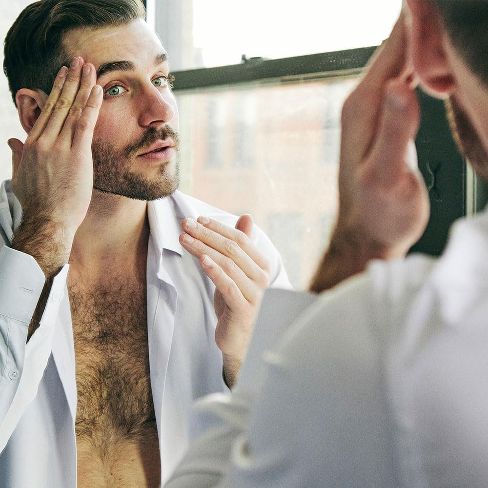 Brickell Men'S Anti Aging Hyaluronic Acid Serum For Face, Day Face Serum For Men, Natural & Organic Facial Serum With Protein Peptides To Restore Collagen And Firmness, 1 Ounce, Unscented : Beauty & Personal Care