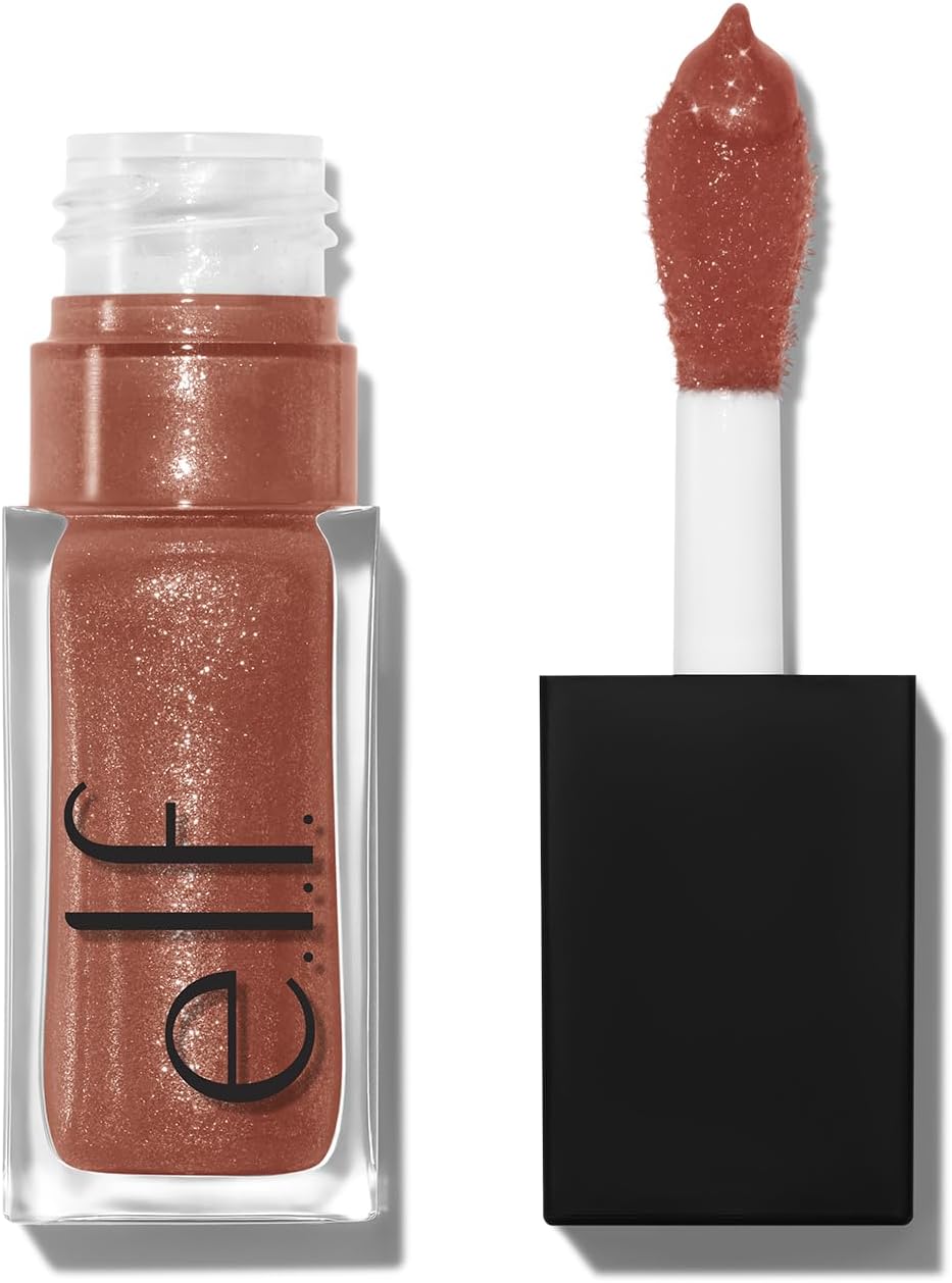 E.L.F. Glow Reviver Lip Oil Glimmer, Nourishing Tinted Lip Oil For A High-Shine Finish, Infused With Jojoba Oil, Vegan & Cruelty-Free, Opal-Ogy Tour