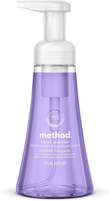 Method Foaming Hand Soap, French Lavender, Biodegradable Formula, 10 Fl Oz (Pack of 1)