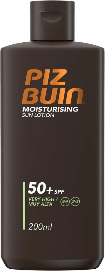 Piz Buin Moisturising Sun Lotion Spf50+, 200Ml (Packaging May Vary)