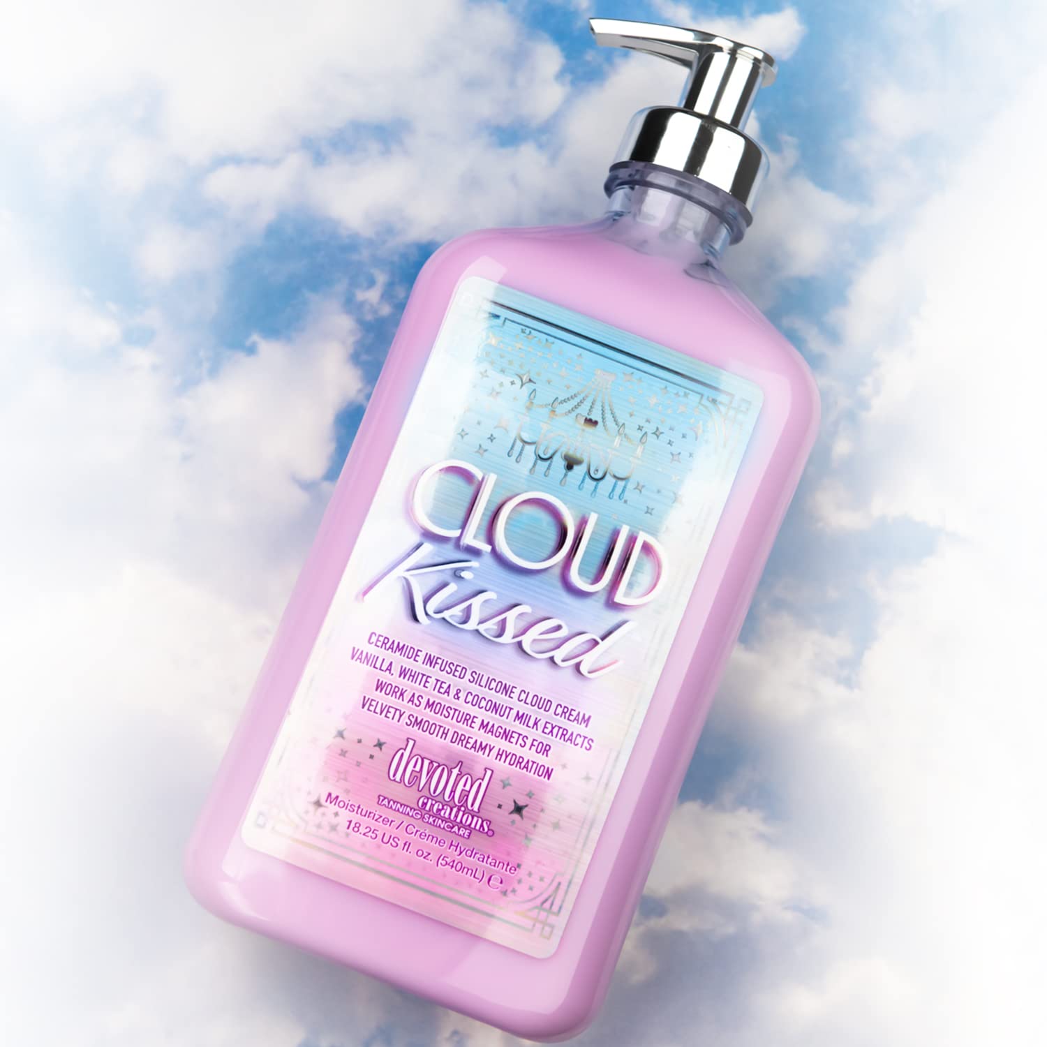 Devoted Creations Cloud Kissed Skin Moisturizer - Antioxidant & Hydrating Lotion For All Skin Types, 18.25 Fl Oz : Beauty & Personal Care