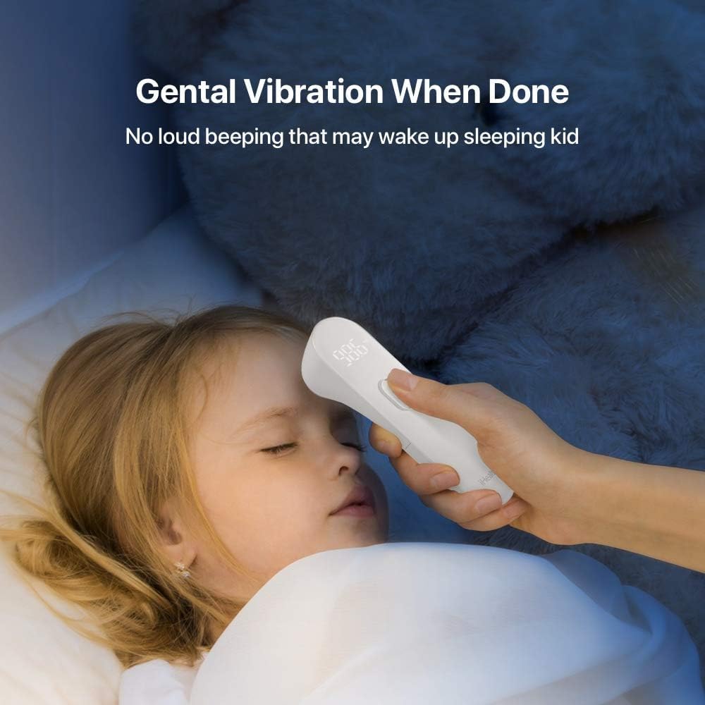 Ihealth No-Touch Forehead Thermometer For Adults, Kids, Babies - Fsa Hsa Eligible, 3 Ultra-Sensitive Sensors, Quiet Vibration Feedback, Digital Large Led Digits, Easy To Use For Home & Nurses, Pt3 : Baby