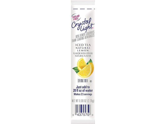 Crystal Light 00757 On The Go, Iced Tea, .16Oz Packets, 30/Box
