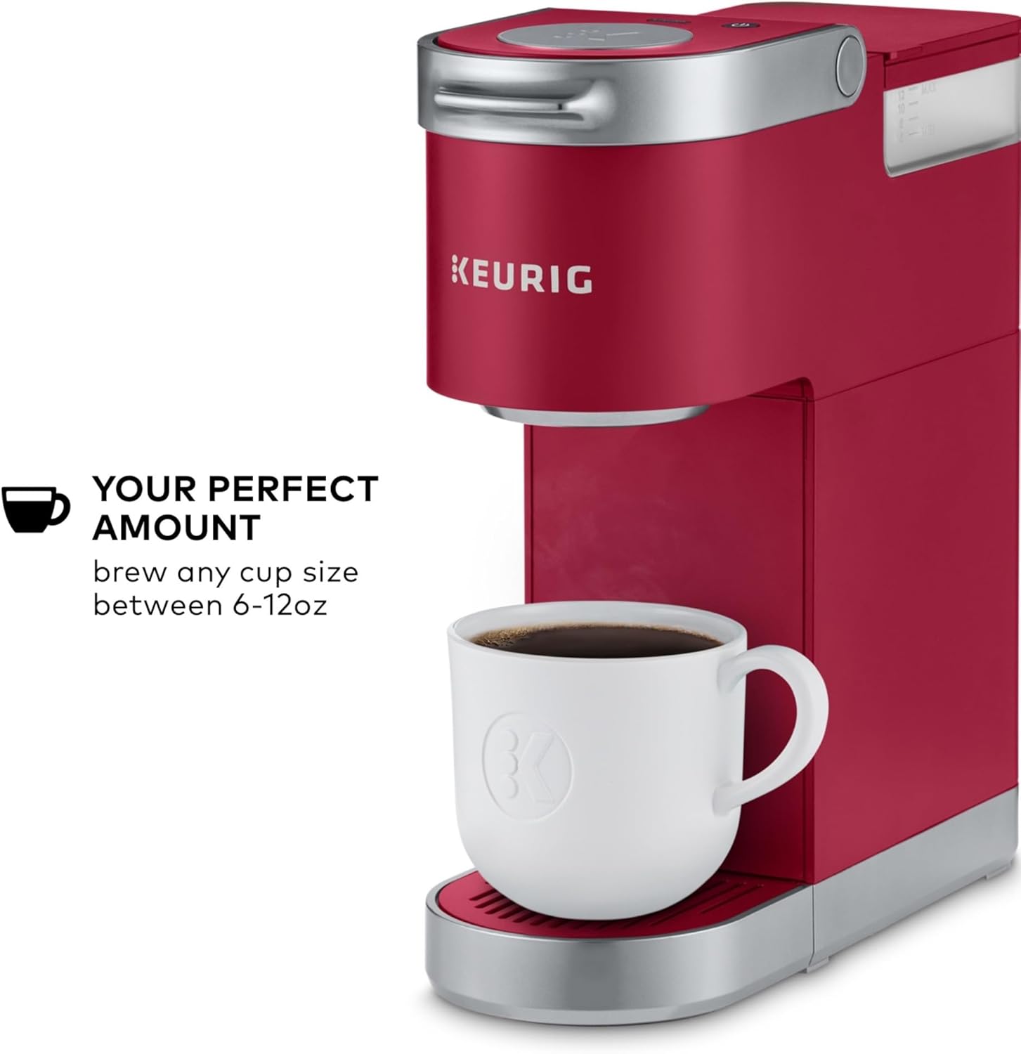 Keurig K-Mini Plus Single Serve K-Cup Pod Coffee Maker, Cardinal Red: Home & Kitchen