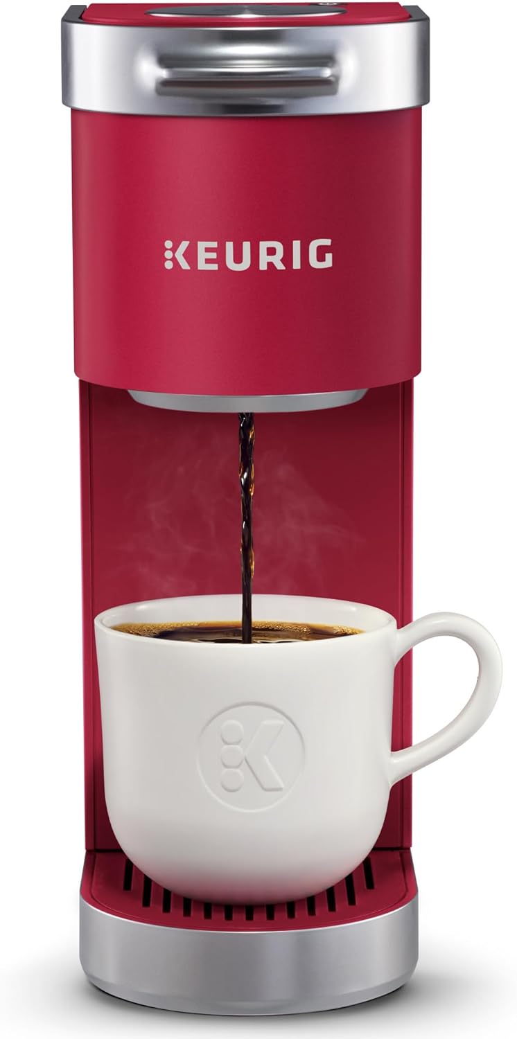 Keurig K-Mini Plus Single Serve K-Cup Pod Coffee Maker, Cardinal Red