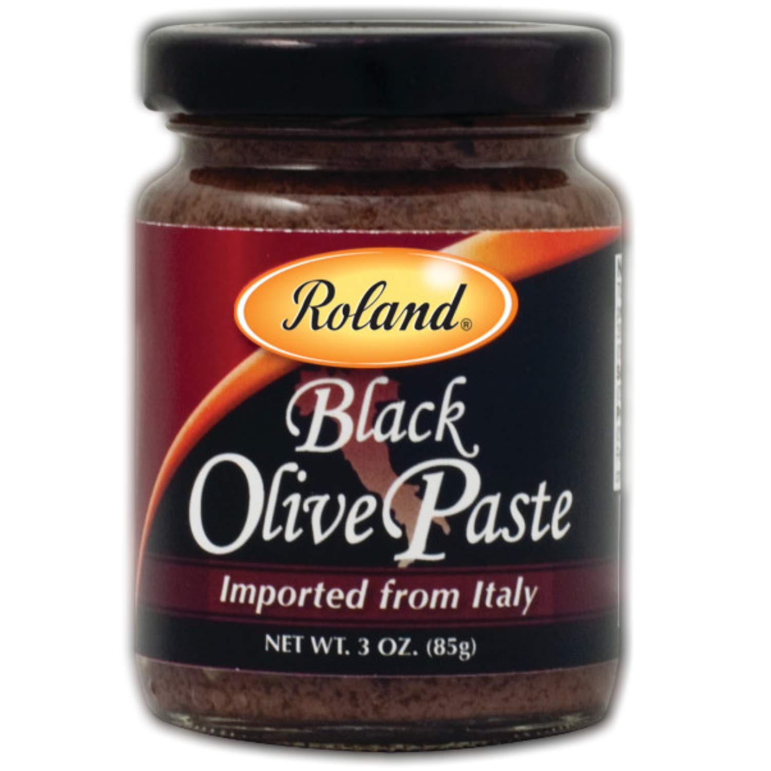 Roland Foods Black Olive Paste, 3 Ounce Jar, Pack of 6