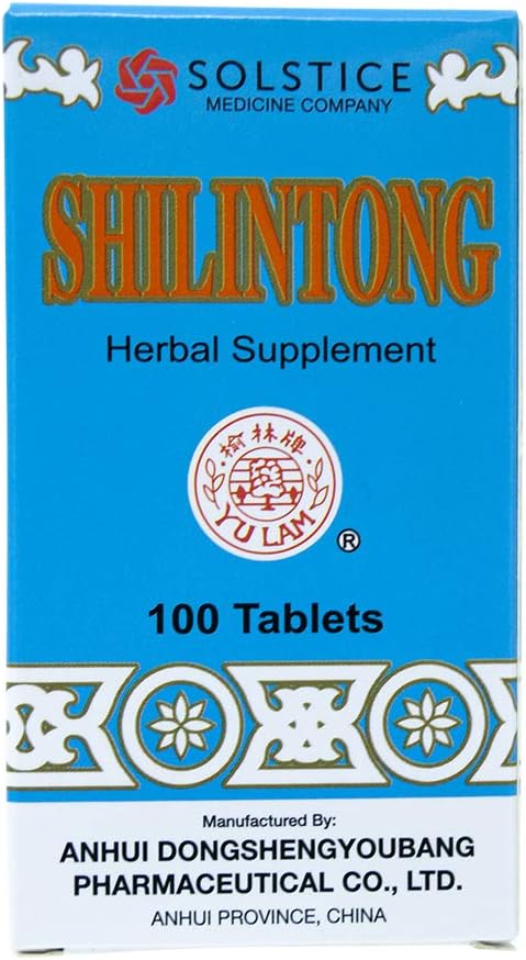 Shilintong Herbal Supplement (Supports Urinary Tract, Kidney & Bladder Stone Cleanse)(100 Tablets)(1 Bottle)(Solstice)