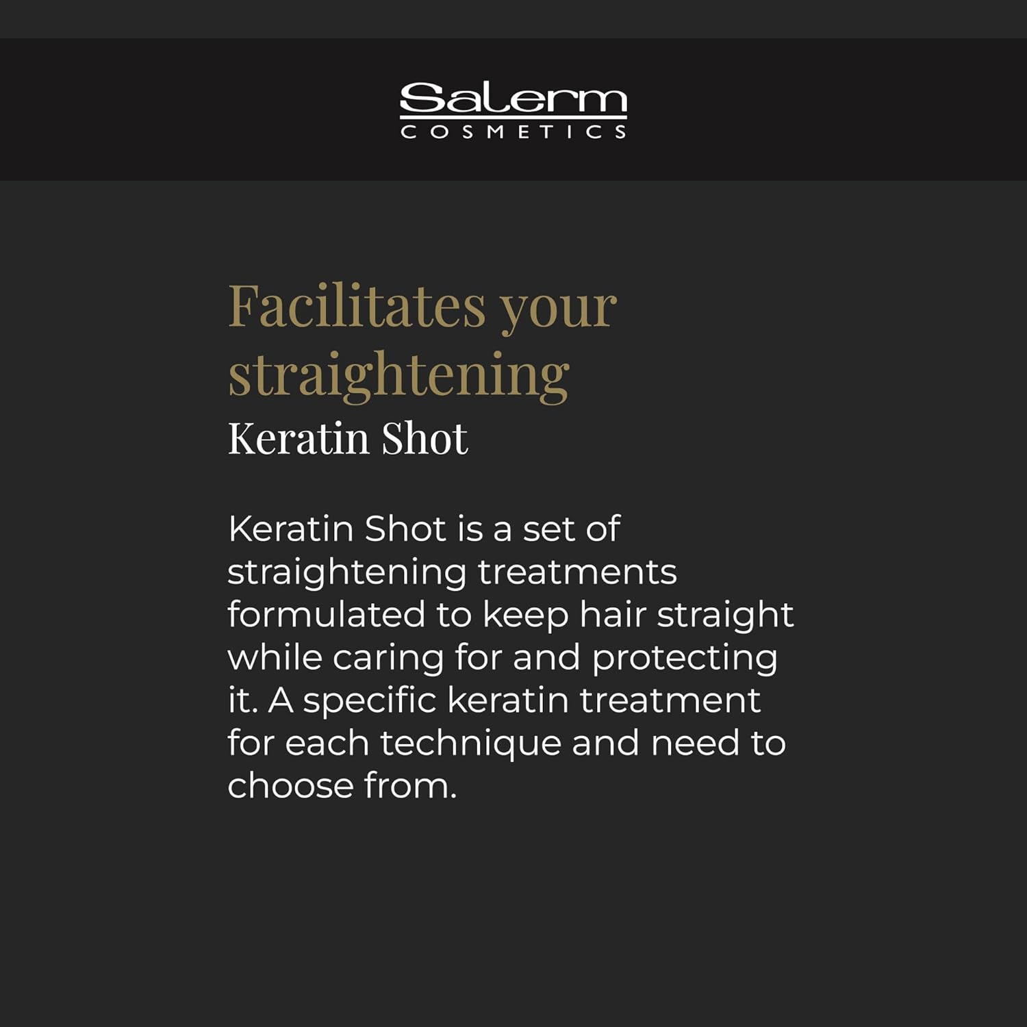 Salerm - Keratin Shot - Sulfate-Free Shampoo - 500 Ml - Preparation And Maintenance For Keratin Straightening Treatment - Smooth And Shiny Hair : Hair Shampoos : Beauty & Personal Care
