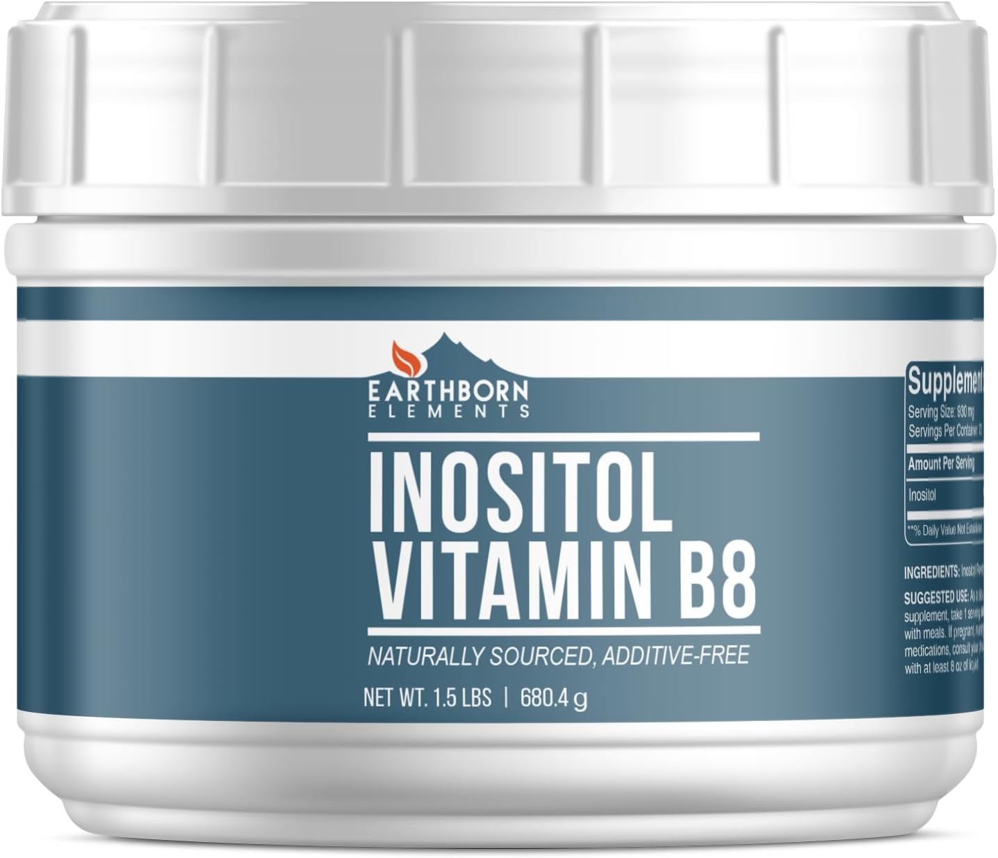Earthborn Elements Inositol (1.5 Lb), Vitamin B8, Always Pure