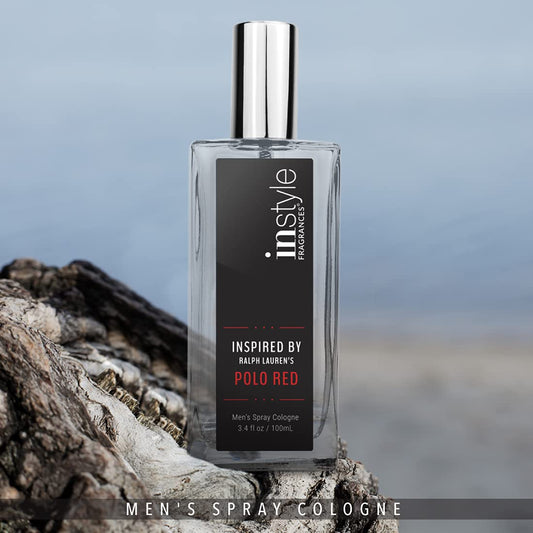 Instyle Fragrances, Inspired By Ralph Lauren'S Polo Red, Eau De Toilette, Cologne For Men, Vegan, Paraben Free, Phthalate Free, Never Tested On Animals, 3.4 Fluid Ounces