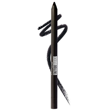 Maybelline Tattoostudio Long-Lasting Sharpenable Eyeliner Pencil, Glide On Smooth Gel Pigments With 36 Hour Wear, Waterproof, Deep Onyx, 1 Count