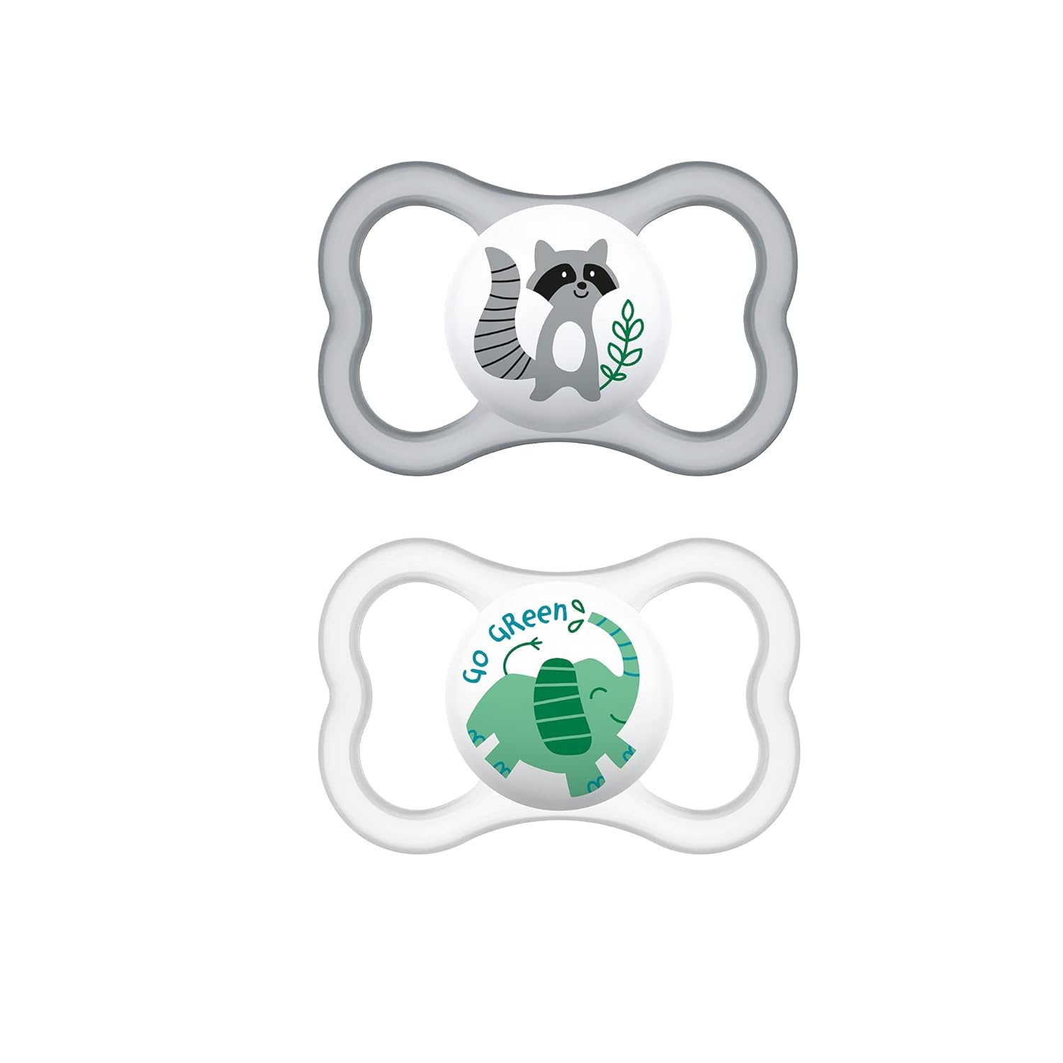 Mam Air Day & Night Baby Pacifier, For Sensitive Skin, Glows In The Dark, 16+ Months, Baby Boy, 4 Count