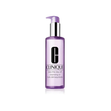 Clinique Take The Day Off Cleansing Oil Makeup Remover For All Skin Types | Dissolves Makeup + Sunscreen, 6.7 Fl Oz