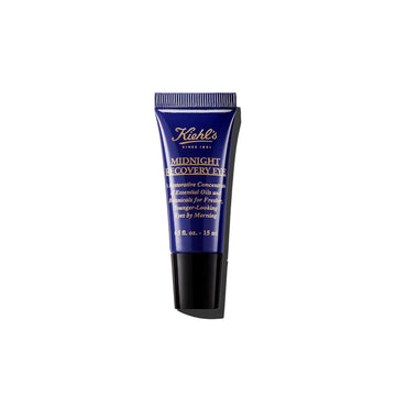 Kiehl'S Midnight Recovery Eye Cream For Dark Circles & Eye Puffiness, Nightime Eye Treatment, Smooths Undereye, With Butcher'S Broom Extract, Lavender Essential Oil & Evening Primrose Oil - 0.5 Fl Oz