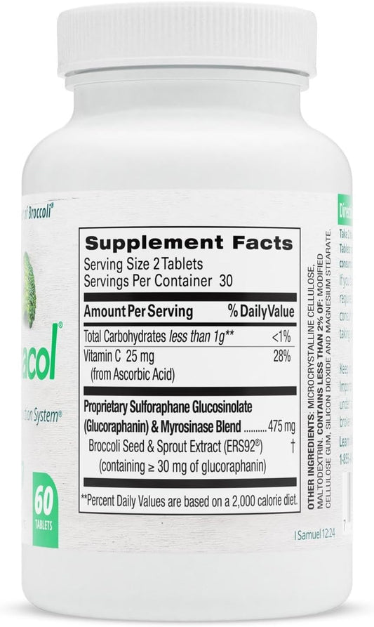 Avmacol #1 Researched Sulforaphane Producing Brand, Nutramax Laboratories Consumer Care Supplement For Detoxification, Antioxidant Support And Overall Wellness, 60 Tablets