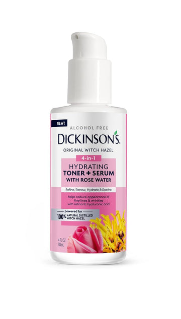 Dickinson'S Witch Hazel Hydrating Toner + Serum With Rose Water