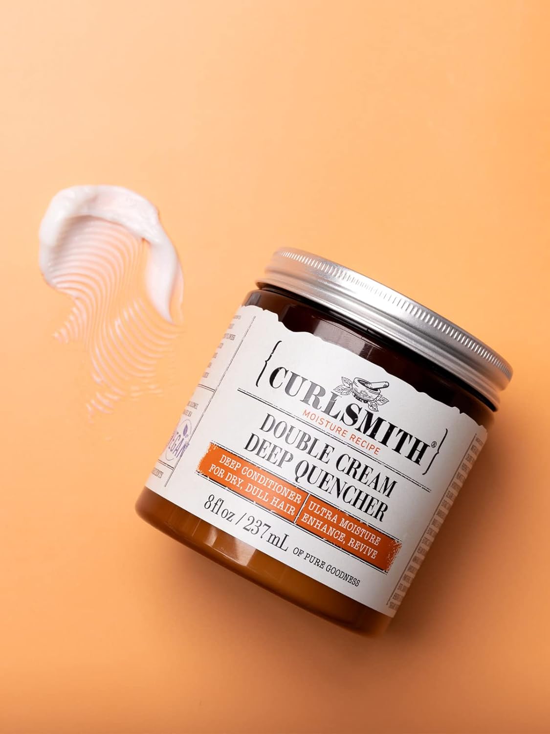Curlsmith - Double Cream Deep Quencher - Vegan Moisturising Deep Conditioner For Ultra Dry, Wavy, Curly Or Coily Hair (59Ml)
