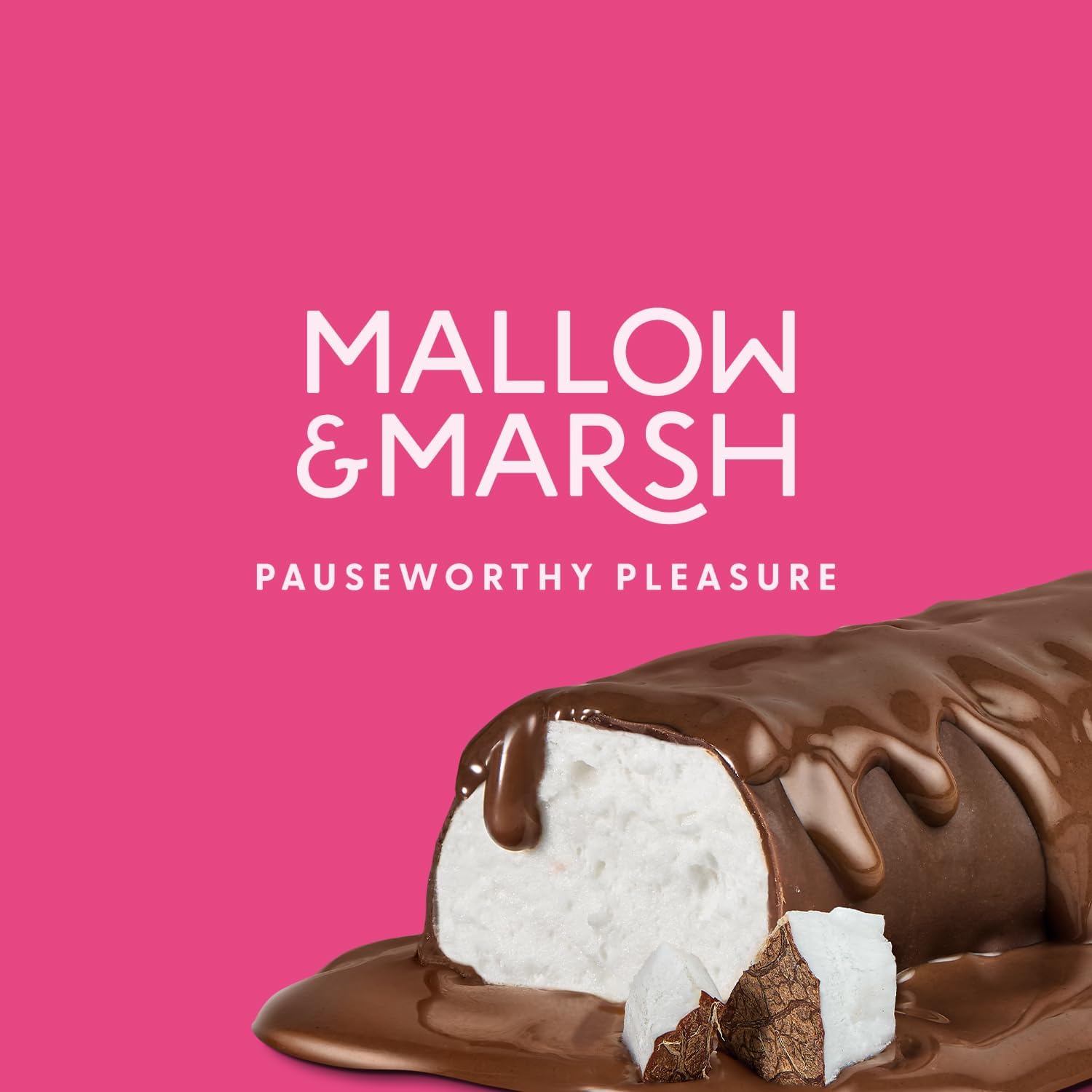 Mallow & Marsh Milk Chocolate over Coconut Marshmallow Bar (12 x 35g) : Amazon.co.uk: Grocery