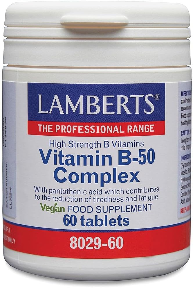 Lamberts Vitamin B-50 Complex - 60 Tablets : Amazon.co.uk: Health & Personal Care