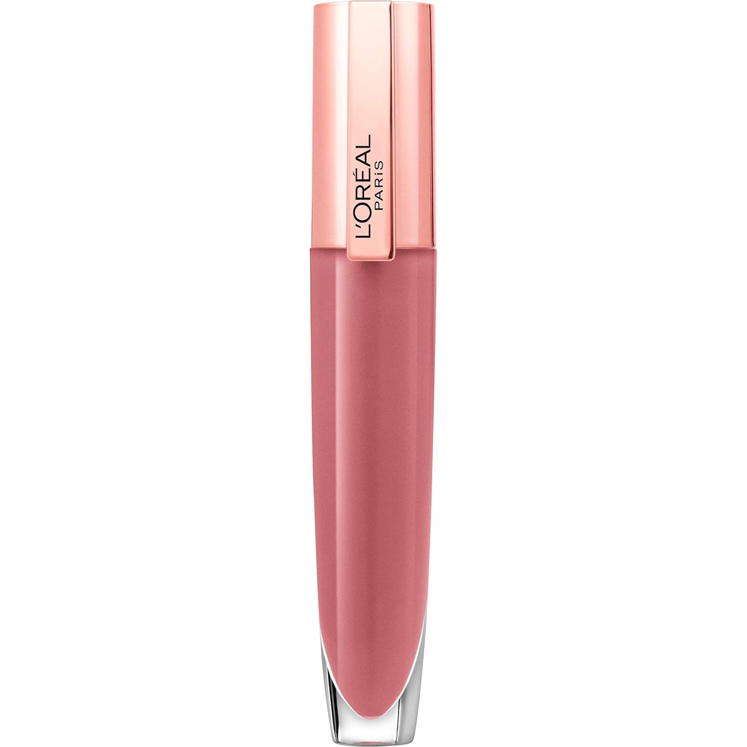 L'Oreal Paris Glow Paradise Hydrating Tinted Lip Balm-In-Gloss With Pomegranate Extract & Hyaluronic Acid, Ultra-Gentle, Non-Sticky Formula, Feathery Fleur, 0.23 Fl Oz