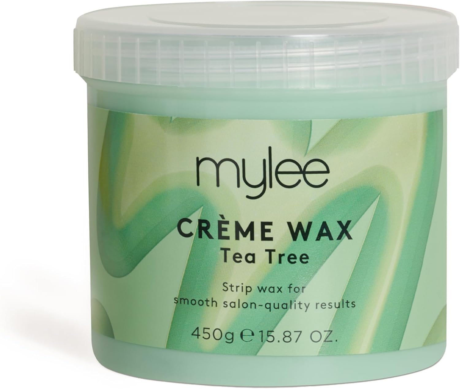 Mylee Tea Tree Soft Creme Wax For Sensitive Skin 450G, Wax Heater Friendly, Ideal For All Body Area Stubborn Coarse Hair Removal