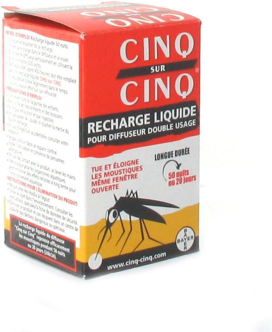 Cinq Sur Cinq Anti-Mosquitoes Liquid Refill 35Ml