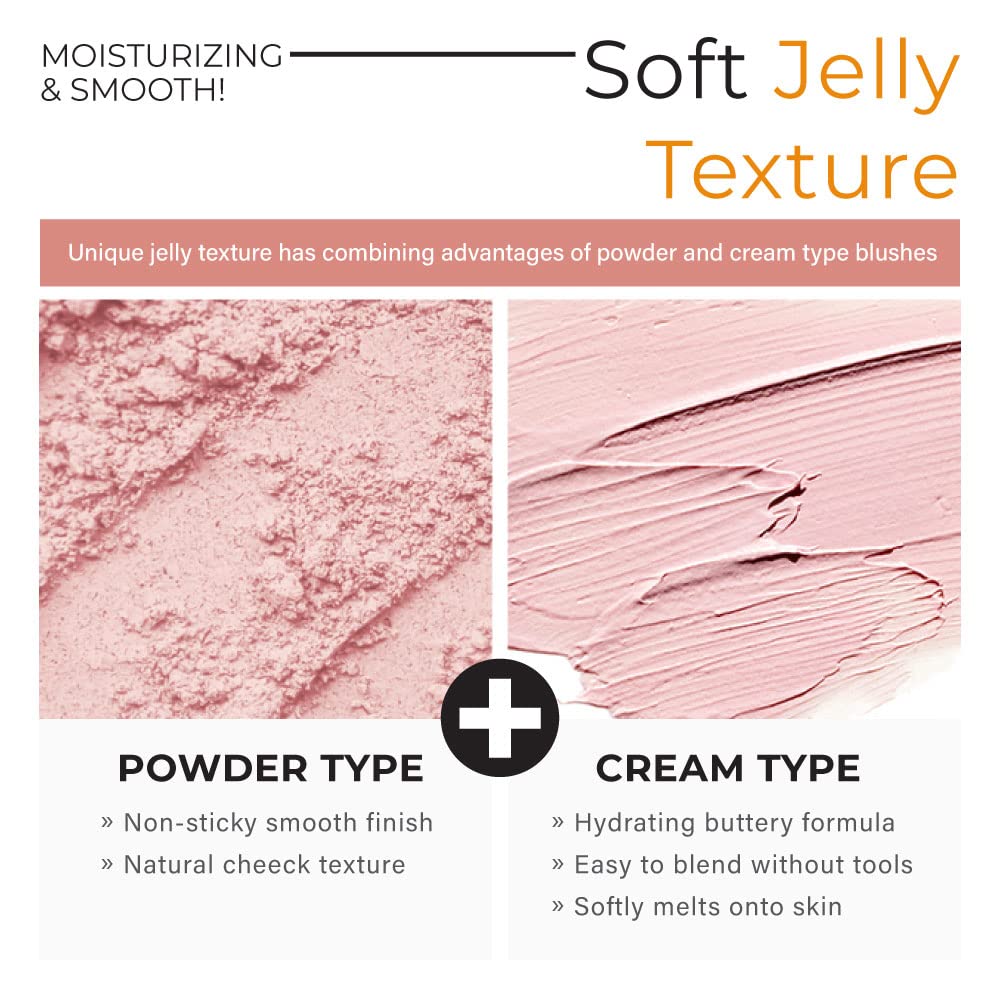 A'Pieu Juicy-Pang Jelly Blusher (Be01) Korean Blush, Velvety Finish, Easy Blending Blusher, Kbeauty Makeup
