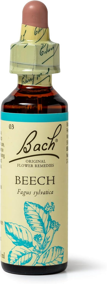 Bach Original Flower Remedies (Rock Water) Live & Let Live, Flexible Mind, Emotional Wellness, Natural Flower Essence, 20Ml