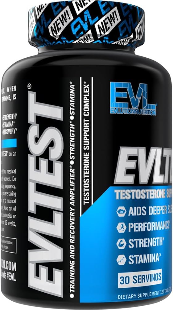 EVL Complete Testosterone Booster for Men - Post Workout Recovery Testosterone Supplement for Men with DIM Plus D Aspartic Acid and Tribulus - EVLTest Estrogen Blocker for Men Post Workout Supplement : Health & Household