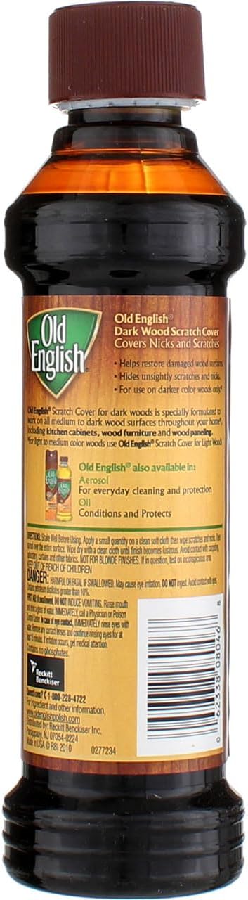 Old English 062338080468 Scratch Cover for Dark, 8 fl oz Bottle, Wood Polish, kkkk