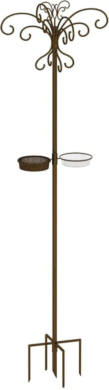 Honeyfield's 71481797 Wild Bird Prem All in 1 Feeding Dining Station, Brown/Black, 210.0 cm*60.0 cm*60.0 cm?71481797