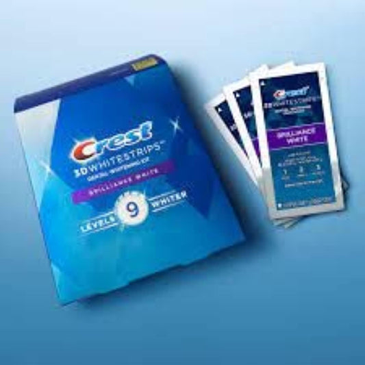 Crest 3D Whitestrips Brilliance White, 32 Strips = 16 Treatments (Each With 1 Upper/1 Lower)