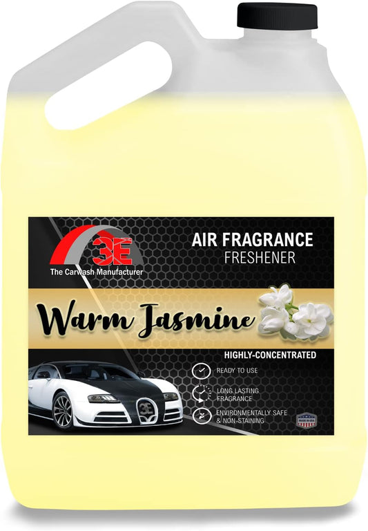 3E Smell Premium Air Freshener, Deodorizer and Odor Eliminator Ready-to-Use Liquid Air Freshener, All Natural | Great for Cars, Trucks, SUVs, RVs & More (128 oz) 1 Gallon, Made in the USA (Jasmine) : Health & Household