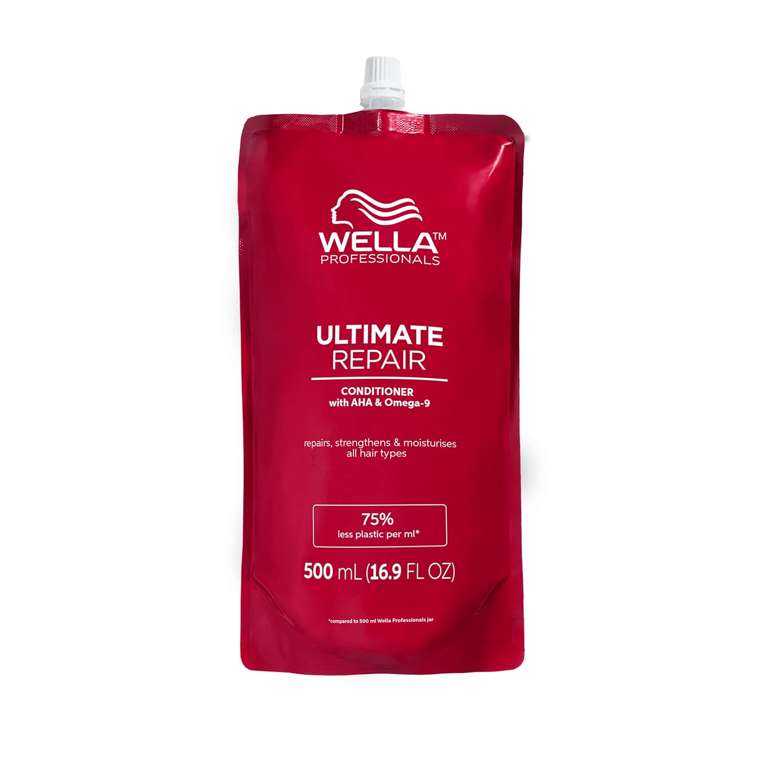 Wella Professionals Ultimate Repair Conditioner| Deep Nourishing Conditioner For Damaged Hair | Replenishes And Repairs | 16.9Fl Oz | 1L Refill Pouch