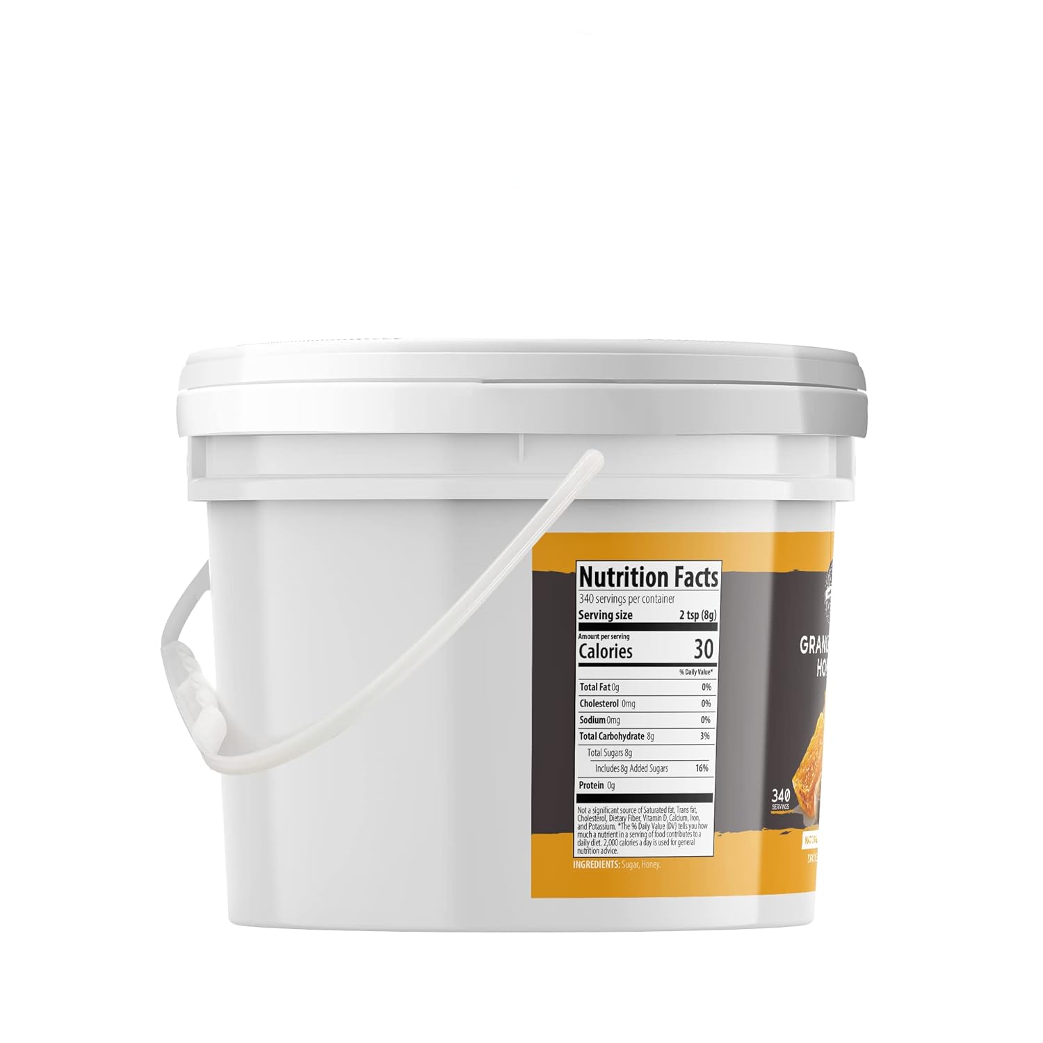 Birch & Meadow Powder Storage Staples Bundle, Whole Milk Powder, Granulated Honey, Yogurt Powder, 1 Gallon Buckets, Pantry Staples : Grocery & Gourmet Food
